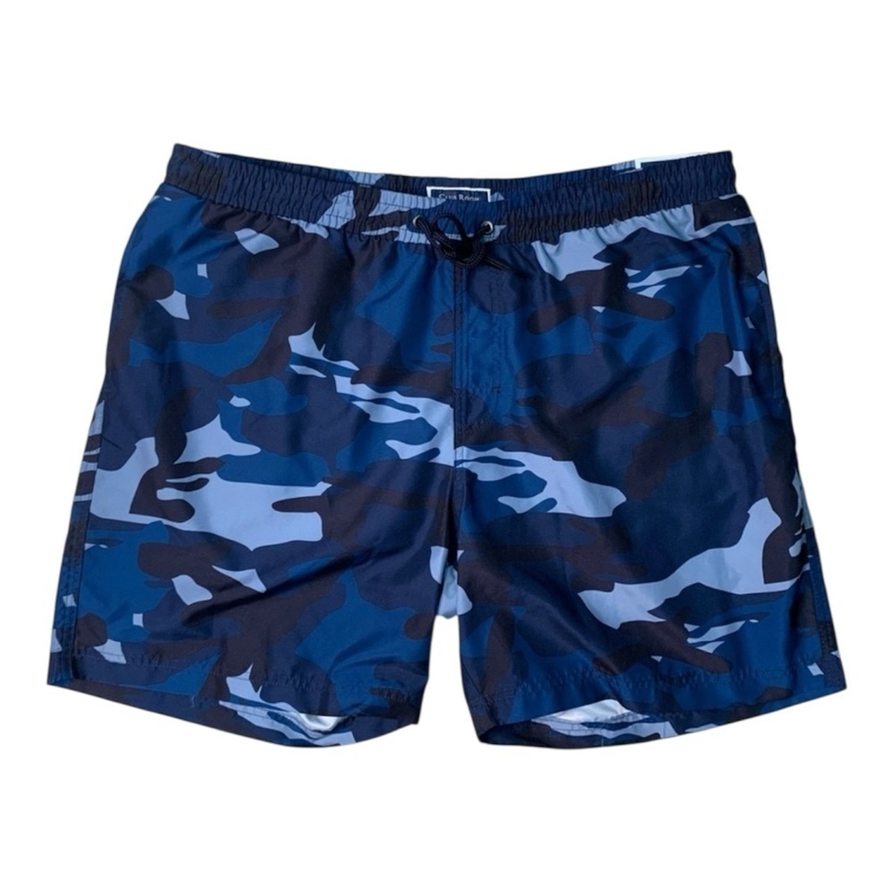 Men's Blue Camo Swim Shorts Sz xl